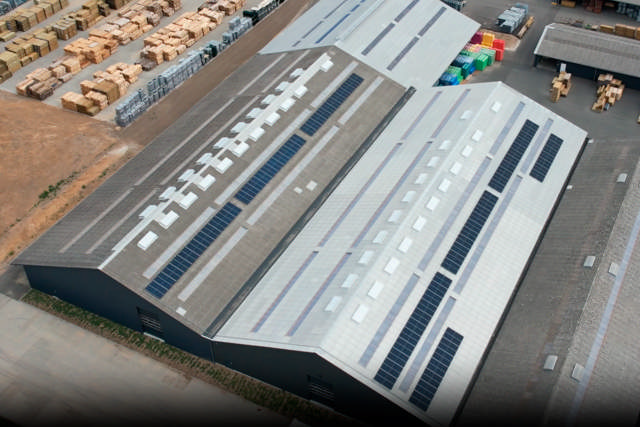 NSH NORDIC has installed solar panels..