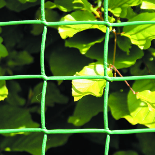 Garden fence plastic, mesh 4.4 x 4.4 cm, 100 cm x 10 m, green
