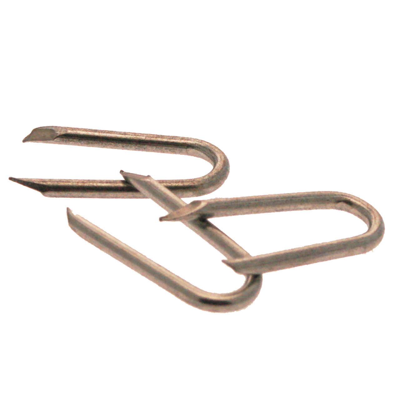 Staple with barbs, galvanized 4.0 x 50 mm – 5 kg