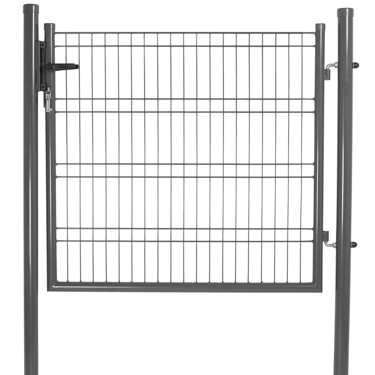 Gate for panel fence 103 x 118 cm, gray