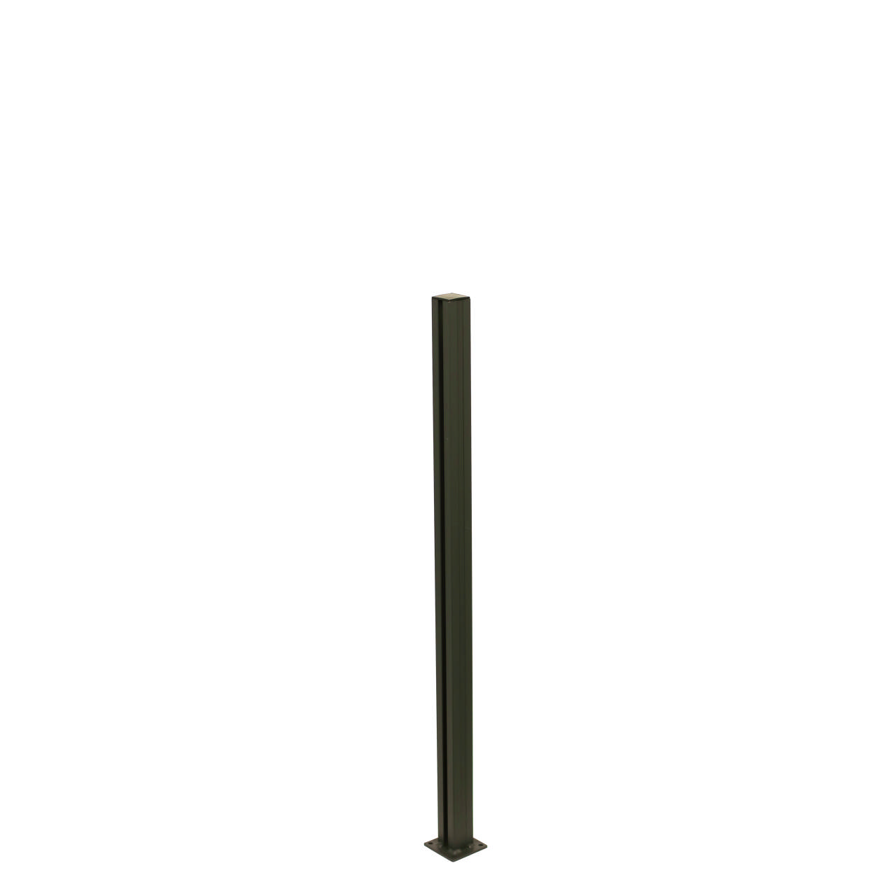 Multi aluminium post for glass fence 100 cm HORTUS
