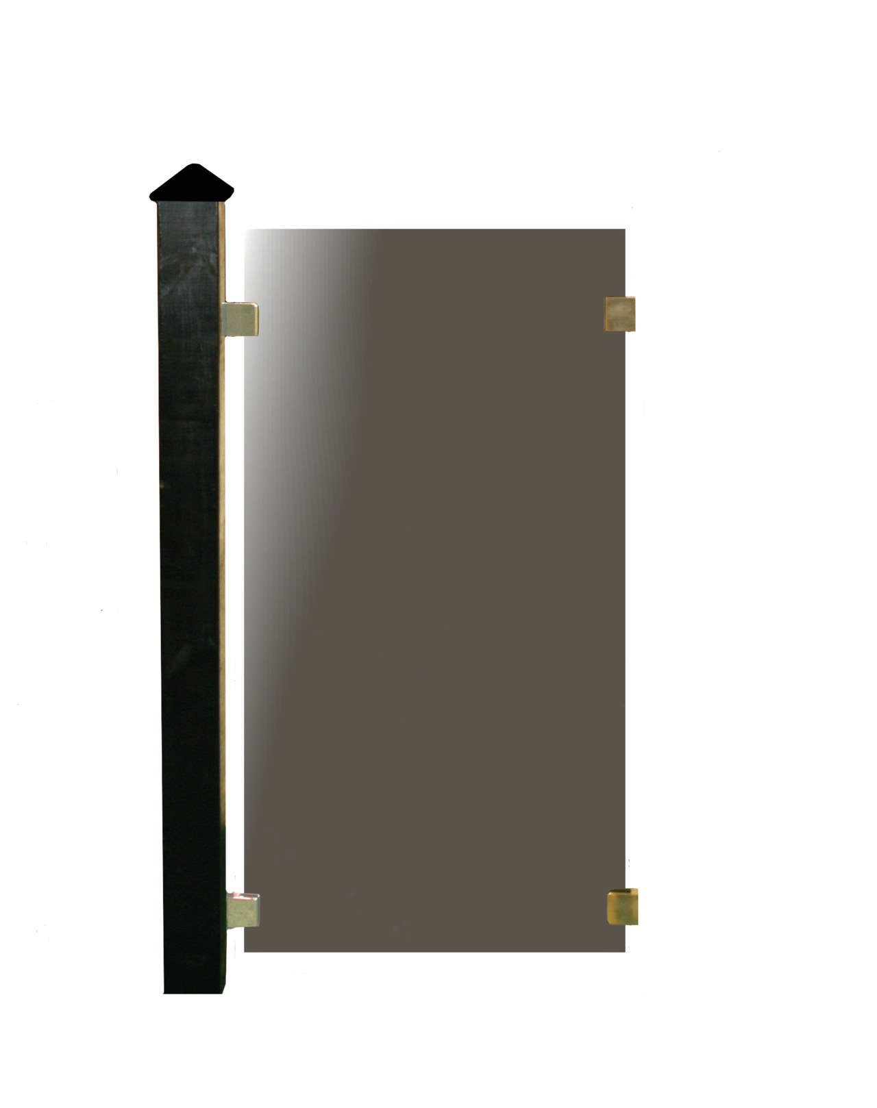 Glass fence set ½ extra module HORTUS