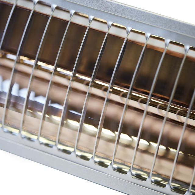 Patio heater wall model 1500 W HORTUS, silver