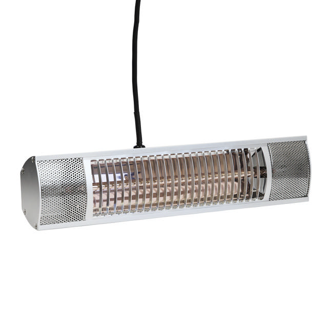 Patio heater wall model 1500 W HORTUS, silver