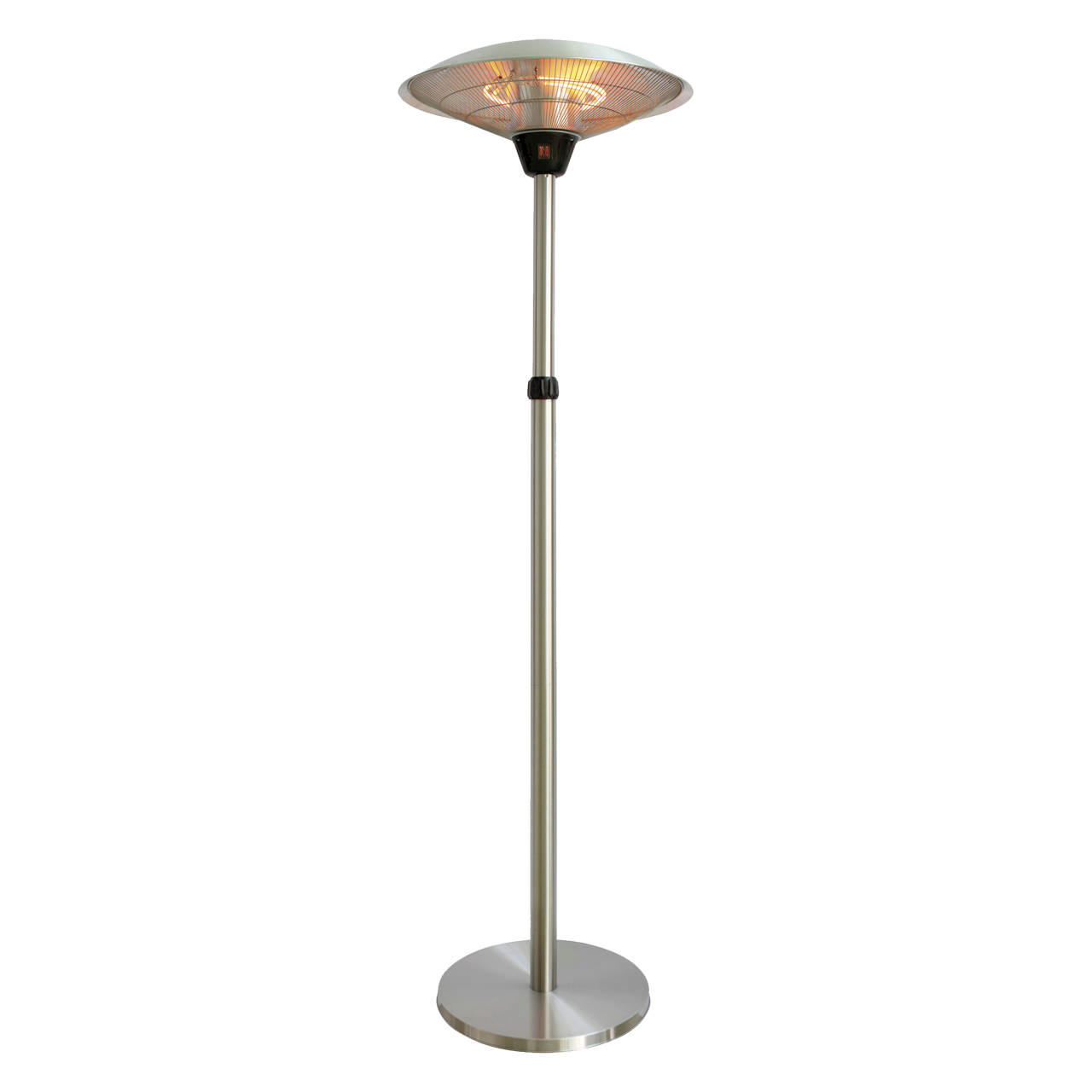 Patio heater floor model 2100 W HORTUS, silver
