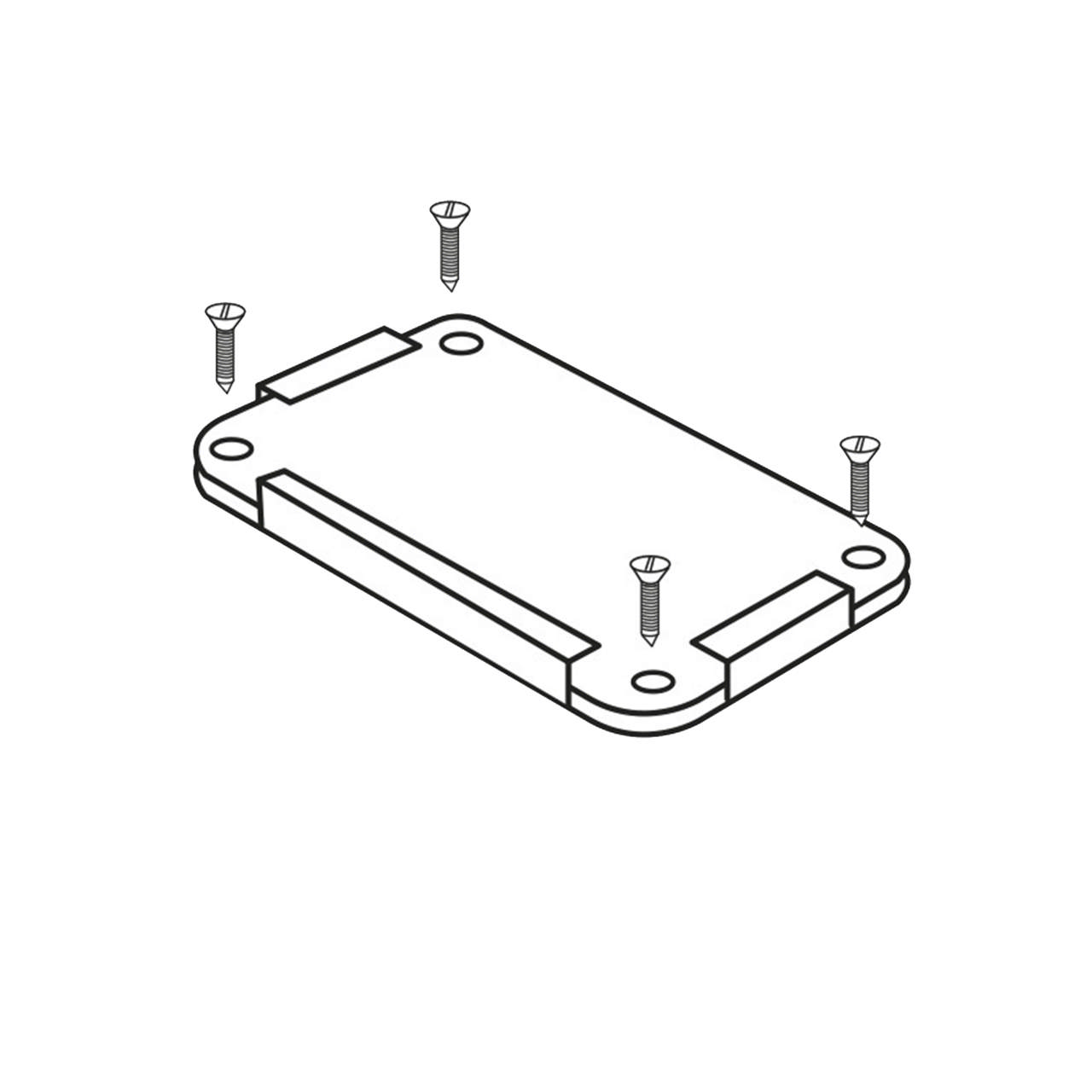 Additional base for double wind screen HORTUS