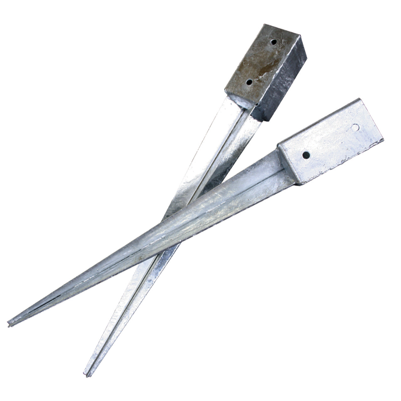 Ground spear galvanised 46 x 46 mm, L: 600 mm