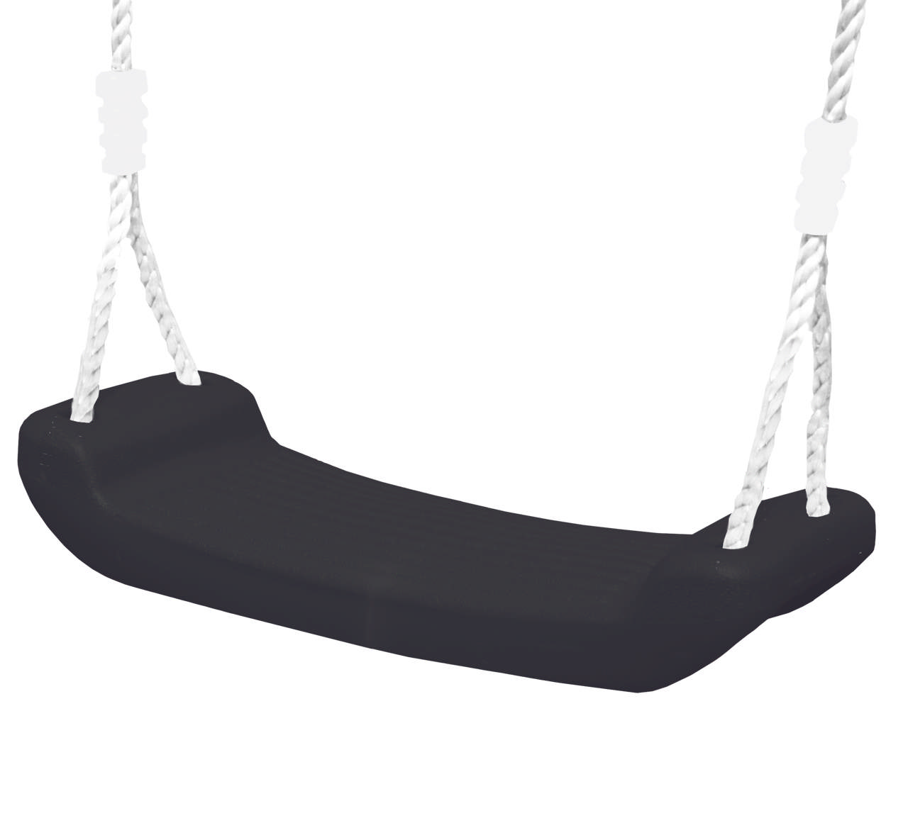 Swing seat w/ rope, black NORDIC PLAY