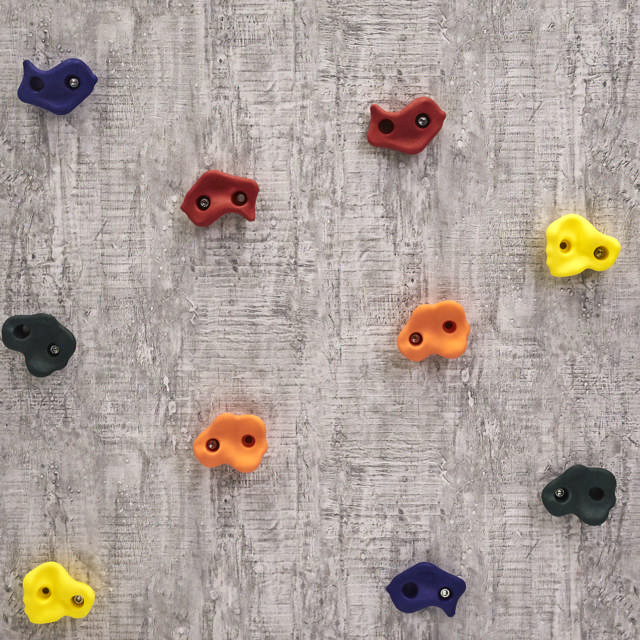 Climbing grips 5 pcs. incl. screws, plastic NORDIC PLAY