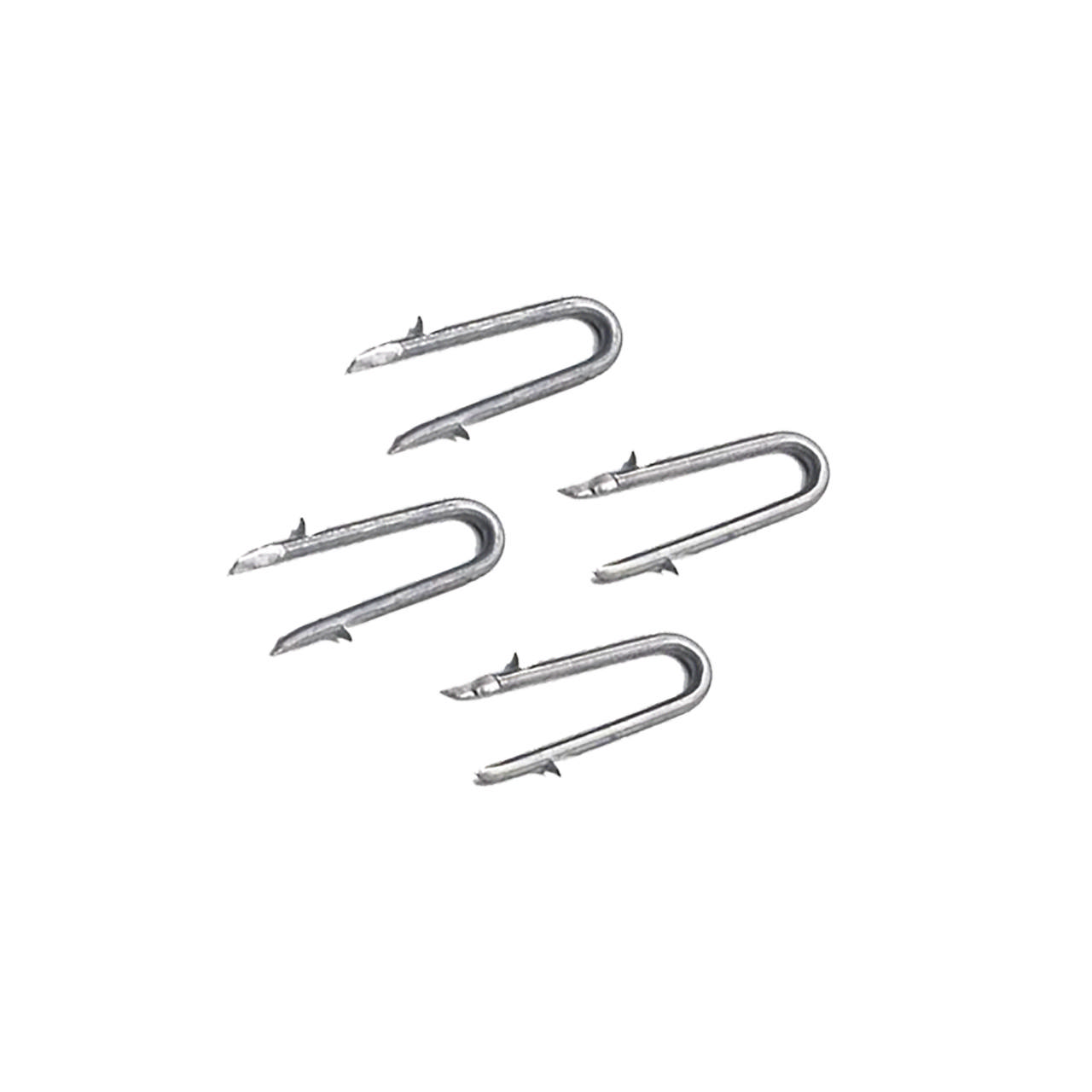 Staple with barbs, galvanized 4.0 × 30 mm – 5 kg