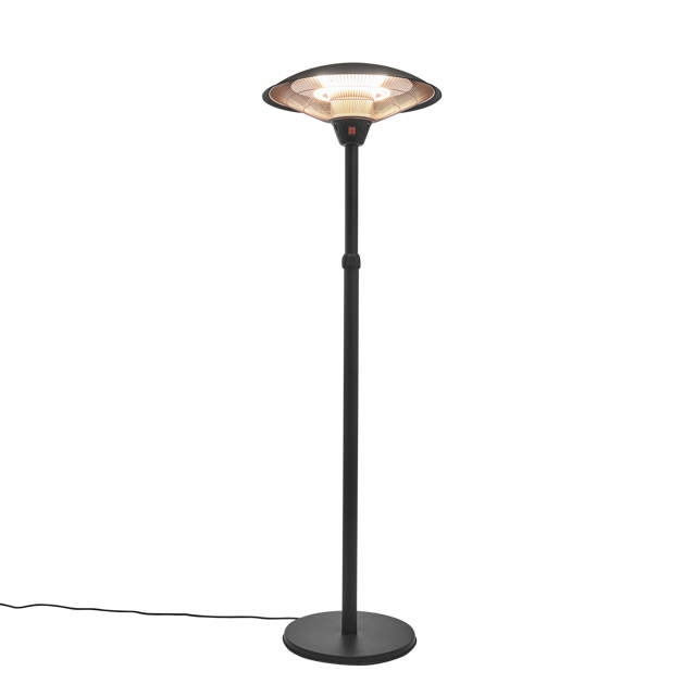 Patio heater floor model 2100 W HORTUS, black