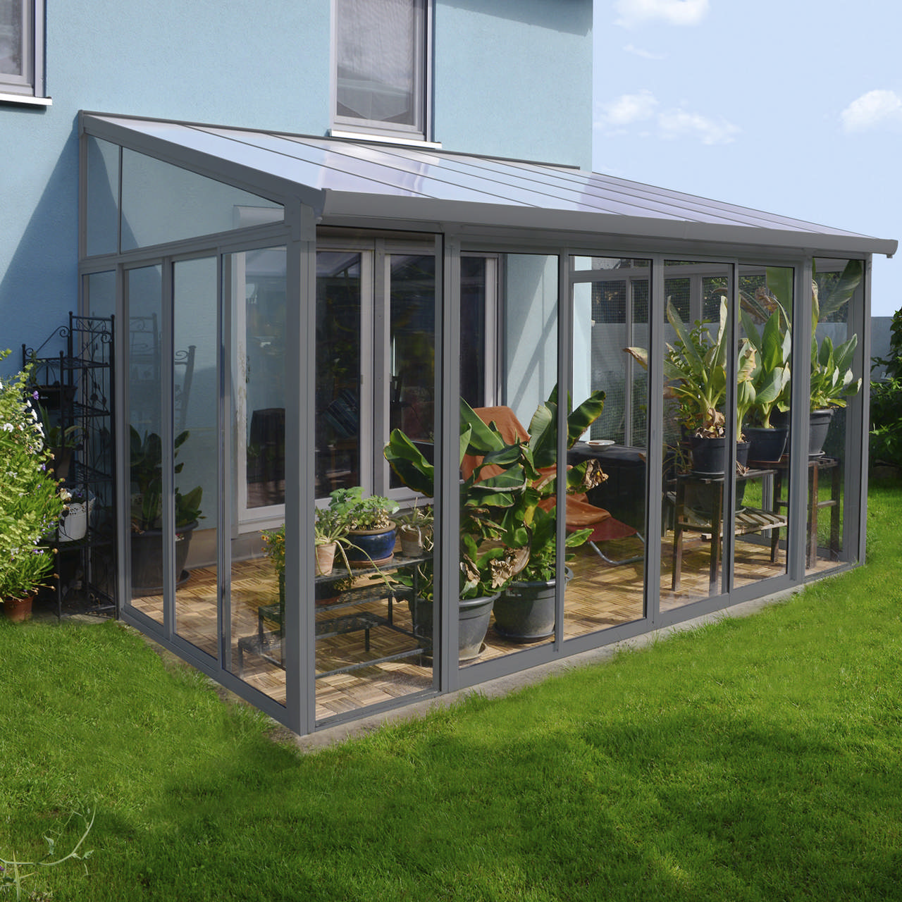 Veranda Sanremo 4 x 4.25 m, grey Palram - Canopia