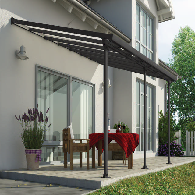Patio cover Feria 12.5 m2, anthracite grey Palram - Canopia