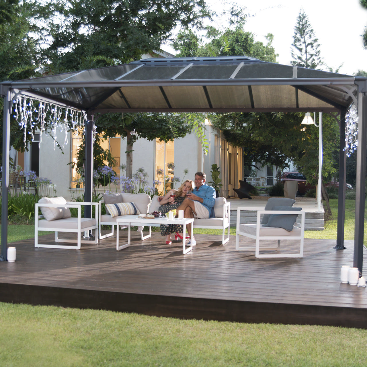 Gazebo Martinique 4300, anthracit grey Palram - Canopia