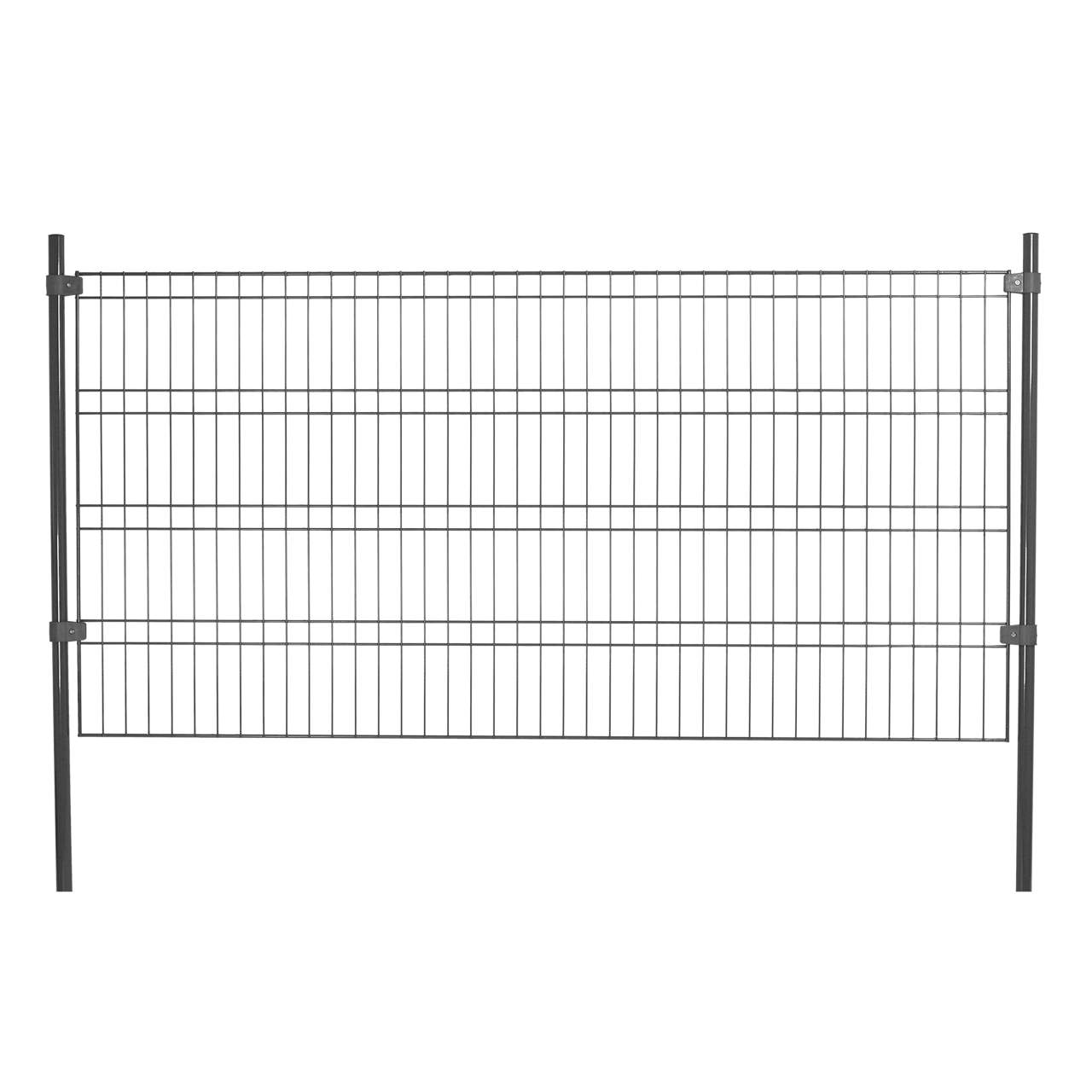 Panel fence pack 4 modules, gray