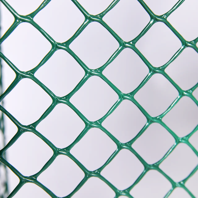 Garden fence plastic, mesh 2.5 x 3.0 cm, 0.6 x 10 m, green