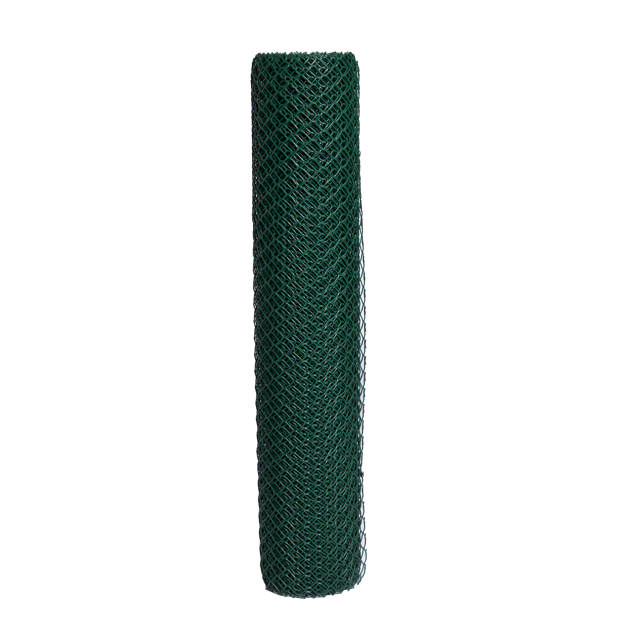 Garden fence plastic, mesh 2.5 x 3.0 cm, 0.9 x 10 m, green