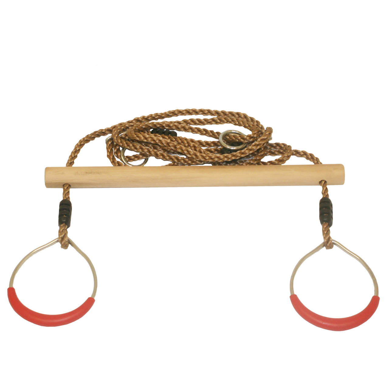 Wooden trapeze swing with rings NORDIC PLAY