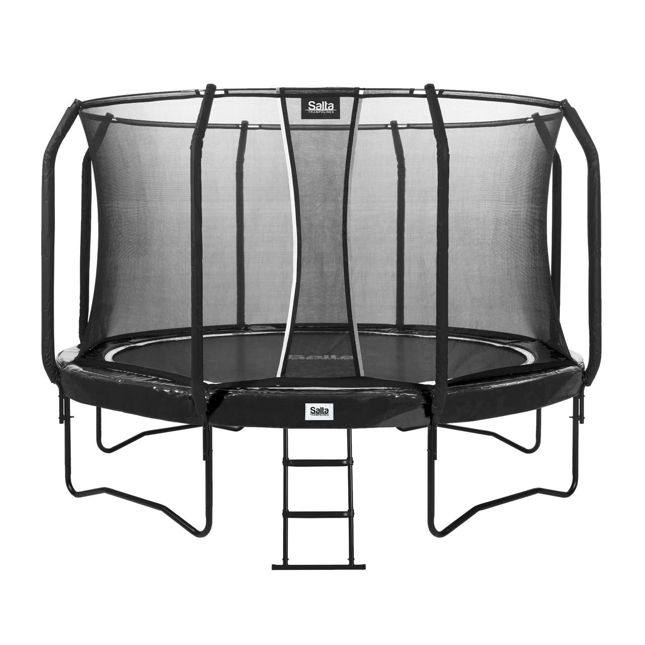 Trampoline First Class Ø366 cm, black incl. Ladder Salta