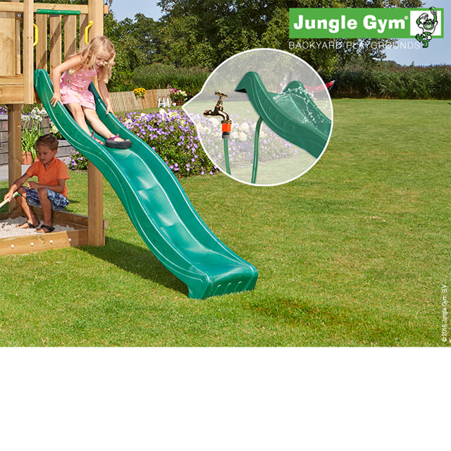 Slide Dark green 2.20 m Jungle Gym