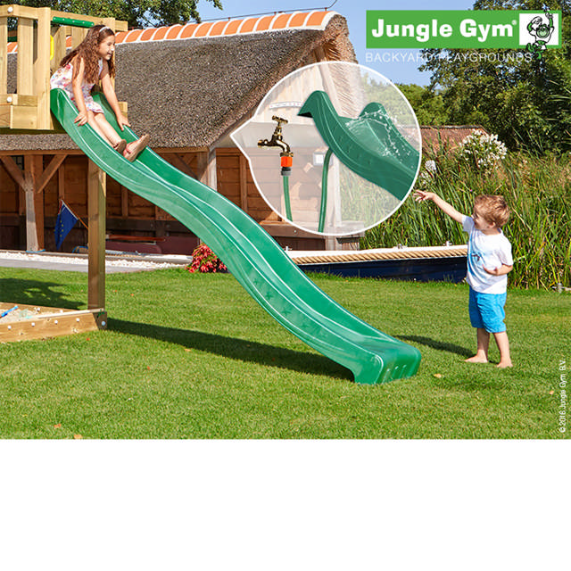Slide dark green 2.65 m Jungle Gym