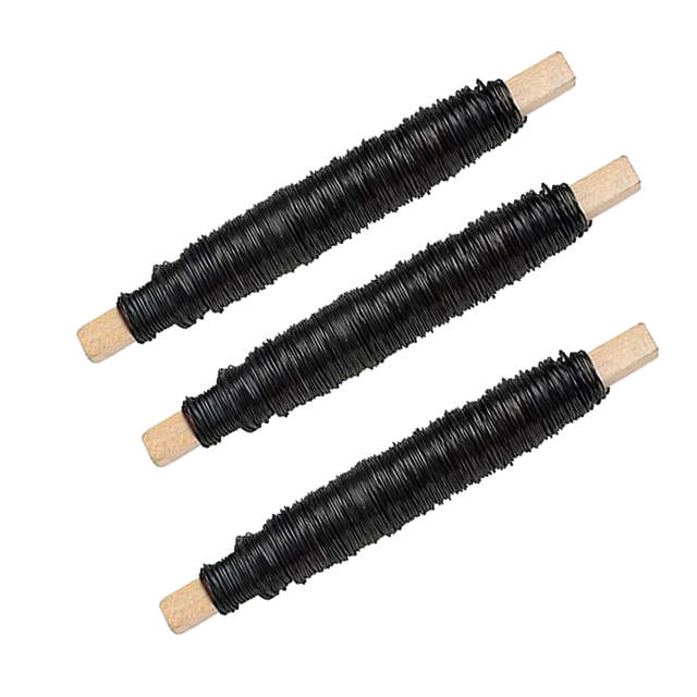 Florists' wire black 0,55 mm