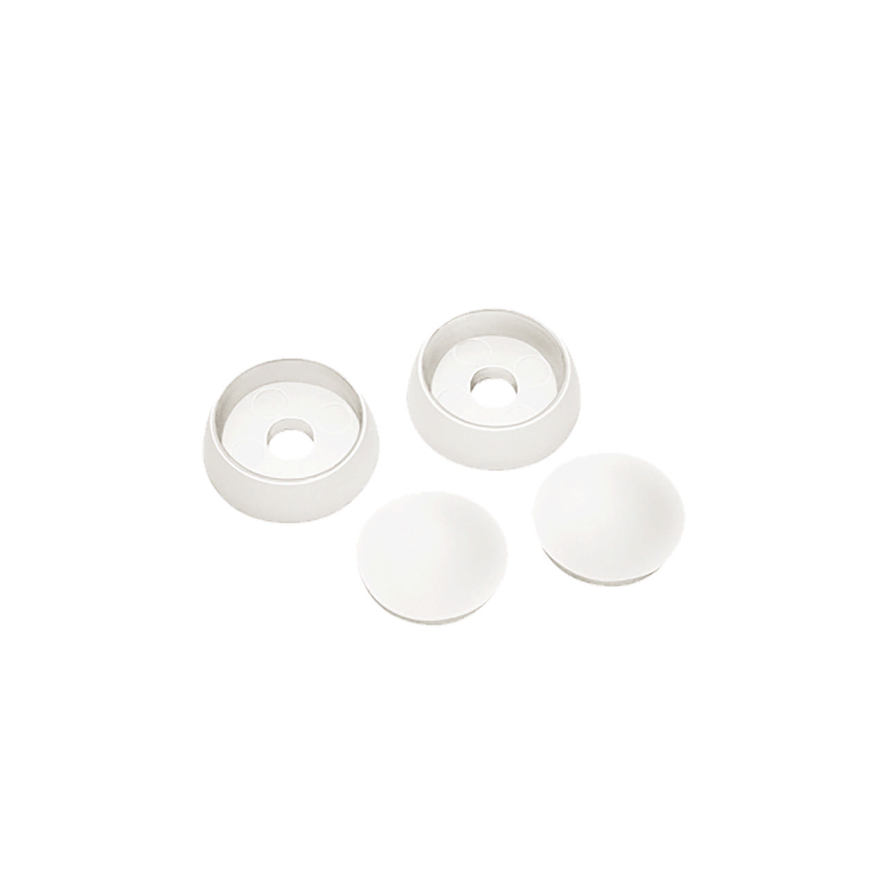 Nut cap white 10 pcs Jungle Gym