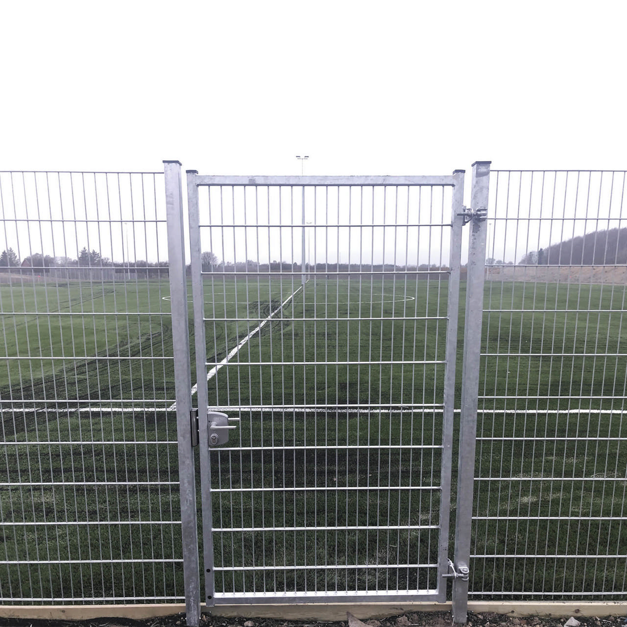 Dsm gate single with SC 1.25 x 1 m, galvanised