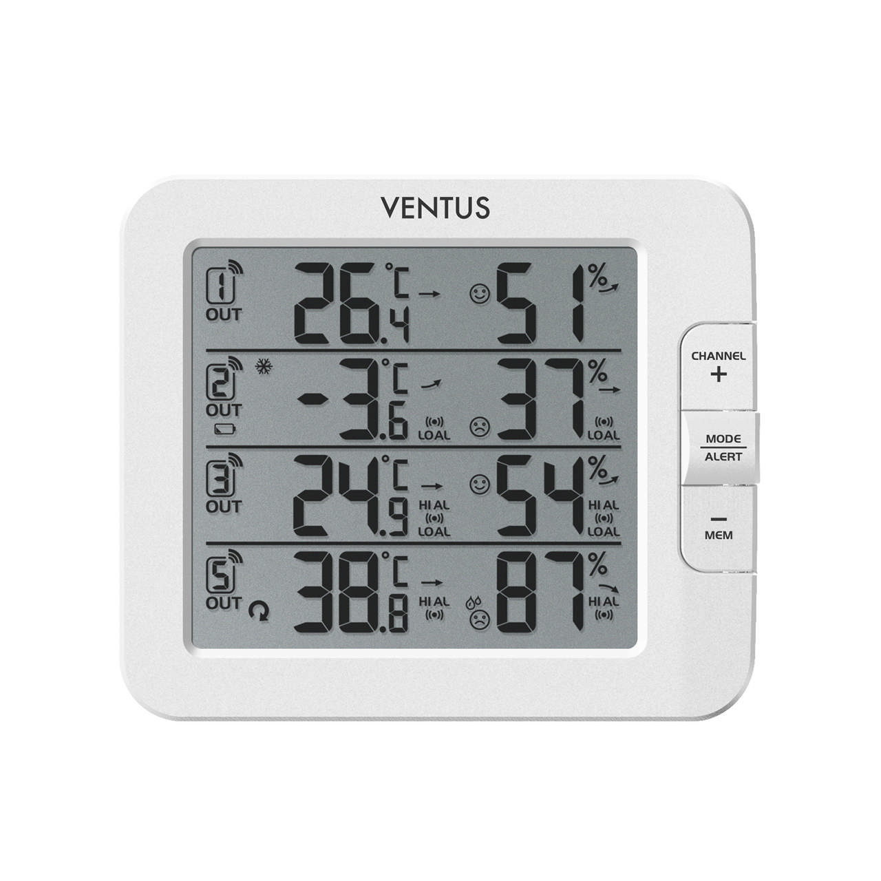 Weather station with 3 sensors W210 VENTUS