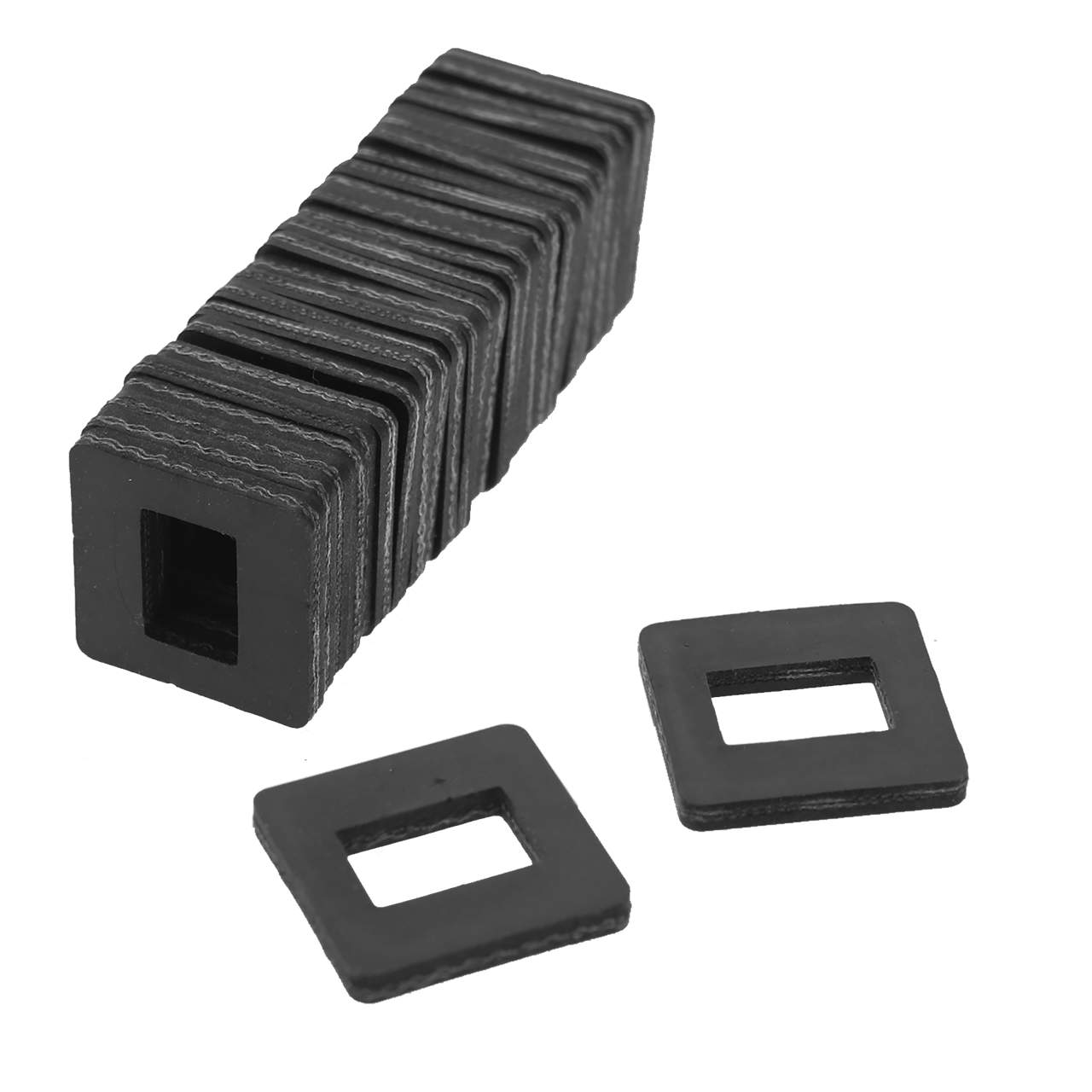 Rubber disc 50 x 50 x 5/6 mm, 25 pcs