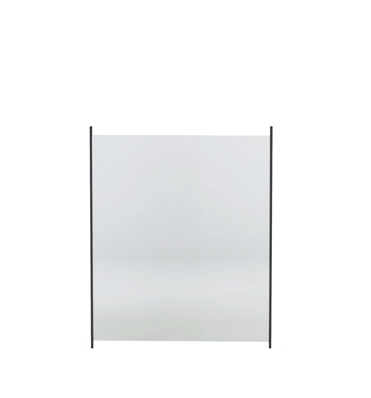 Glass fence for  aluminium posts clear glass 100 x 80 cm,HORTUS