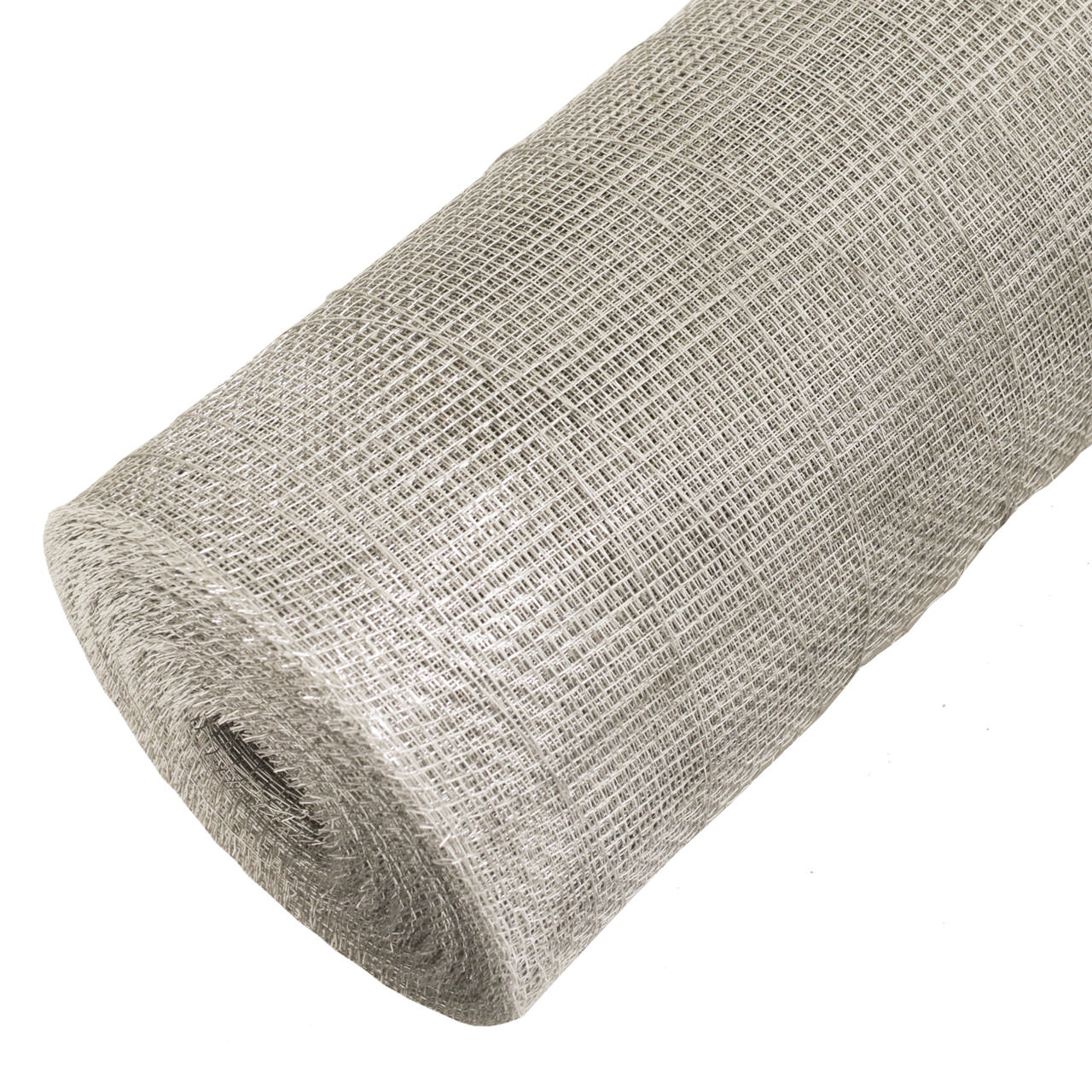 Insect net galvanised 0.3 x 20 m, gray