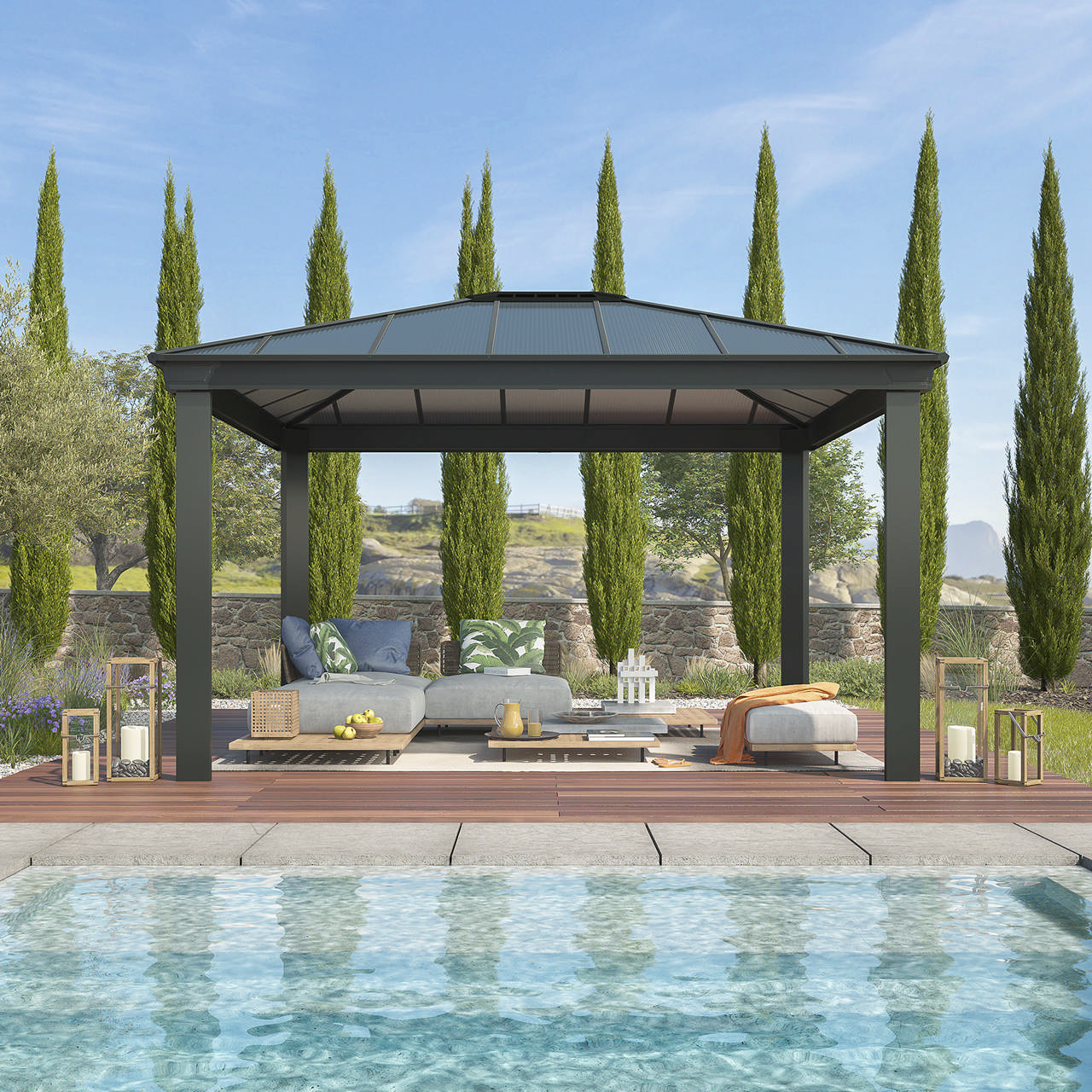 Gazebo Dallas 4300, anthracite Palram - Canopia