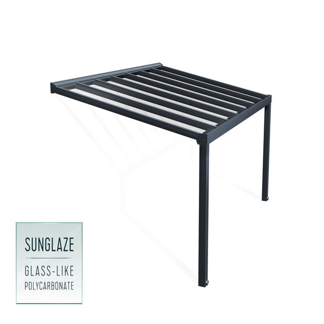 Patio cover Stockholm 3.4 x 5.2 m, anthracite Palram - Canopia