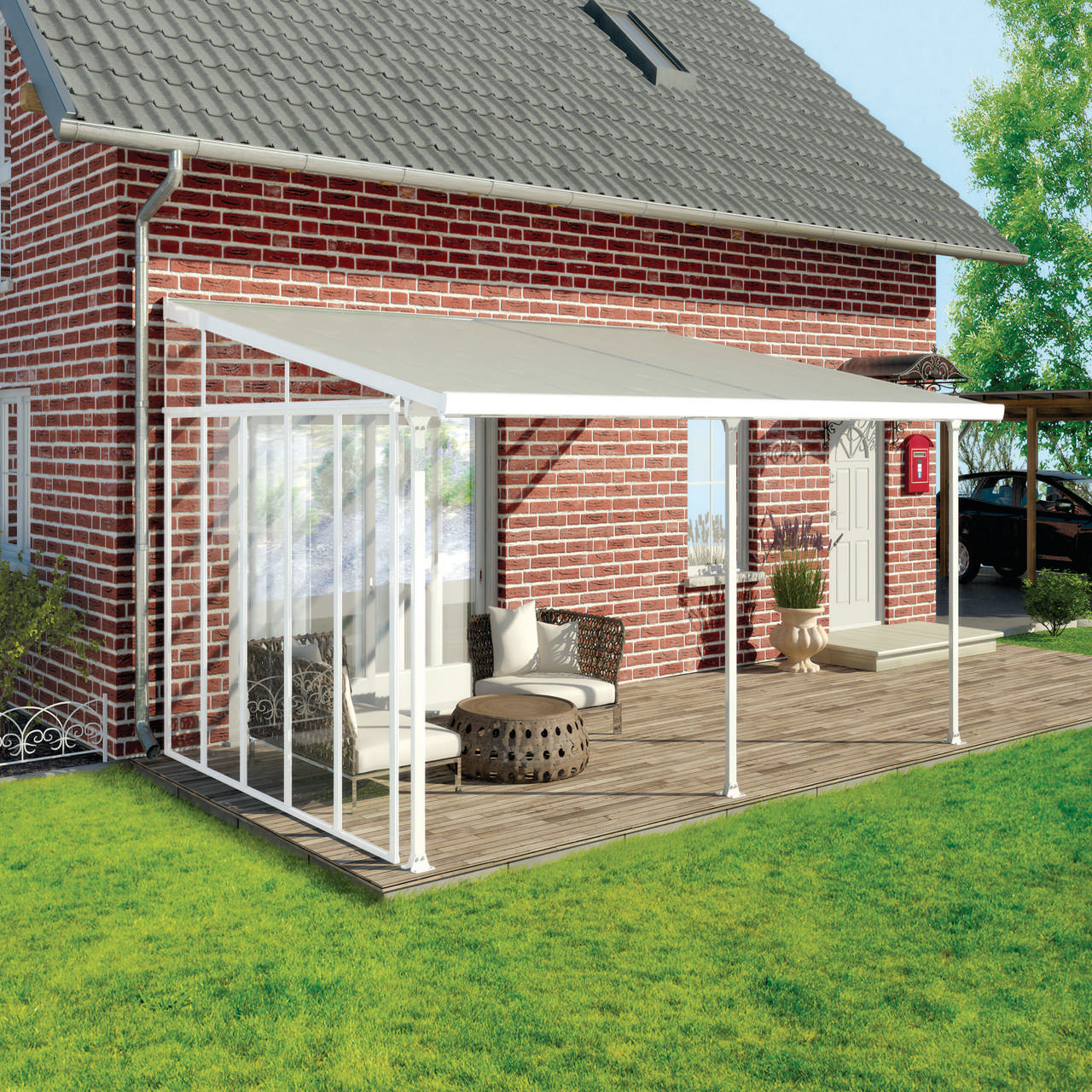 Sidewall Feria 4 meter, white Palram - Canopia