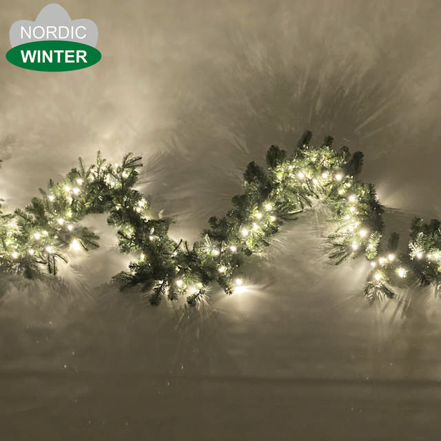 Artificial spruce garland 240 cm, can be connected in series