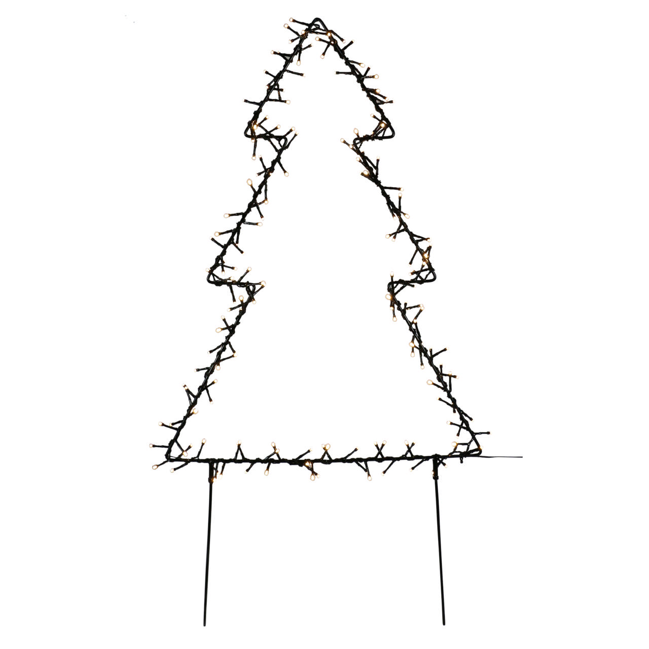 Christmas tree metal 75 cm w/lights