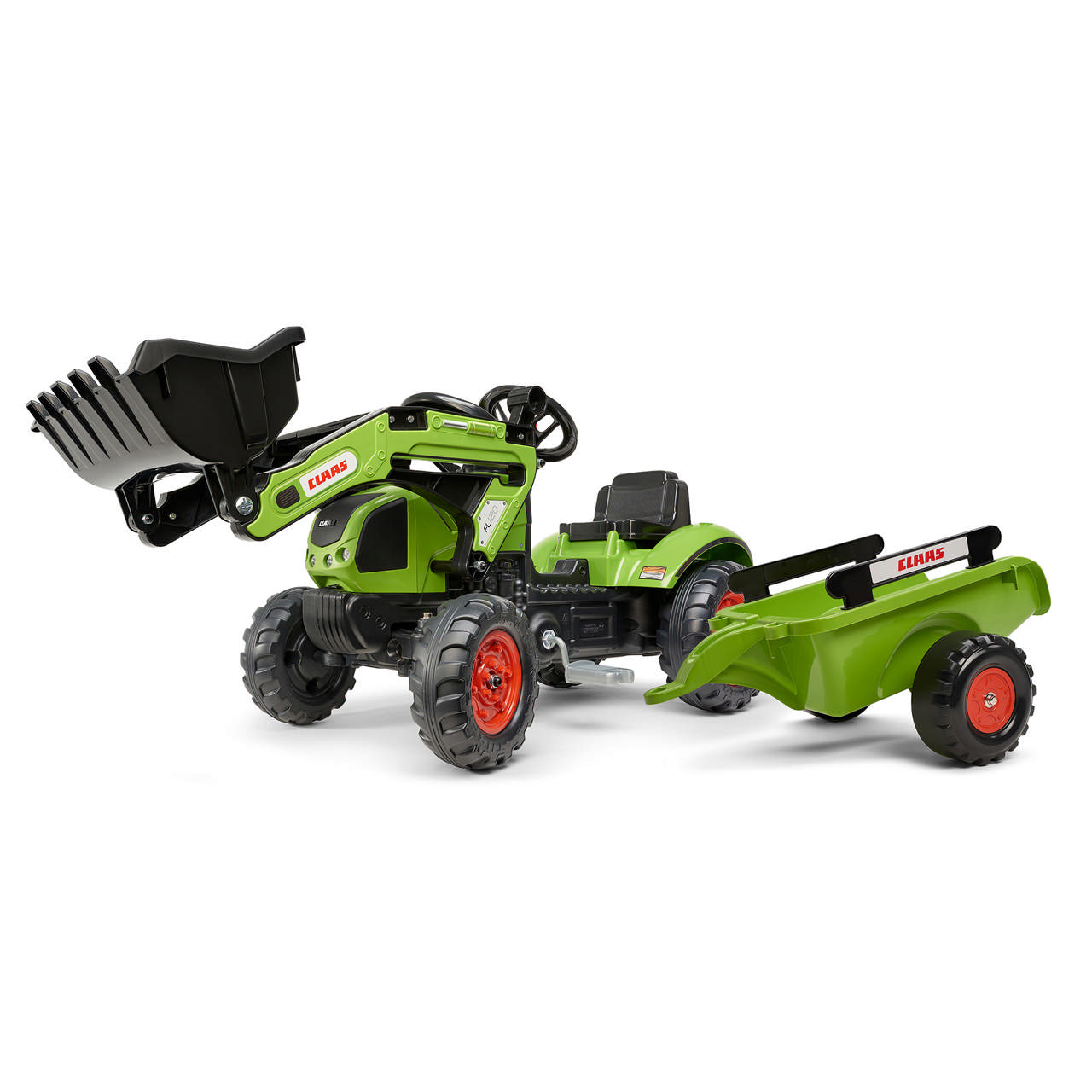 Backhoe with trailer FALK Claas