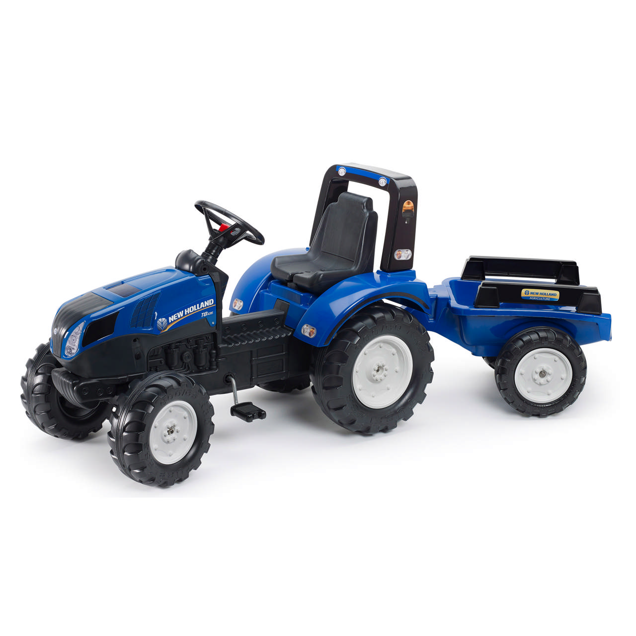 Tractor with trailer FALK New Holland