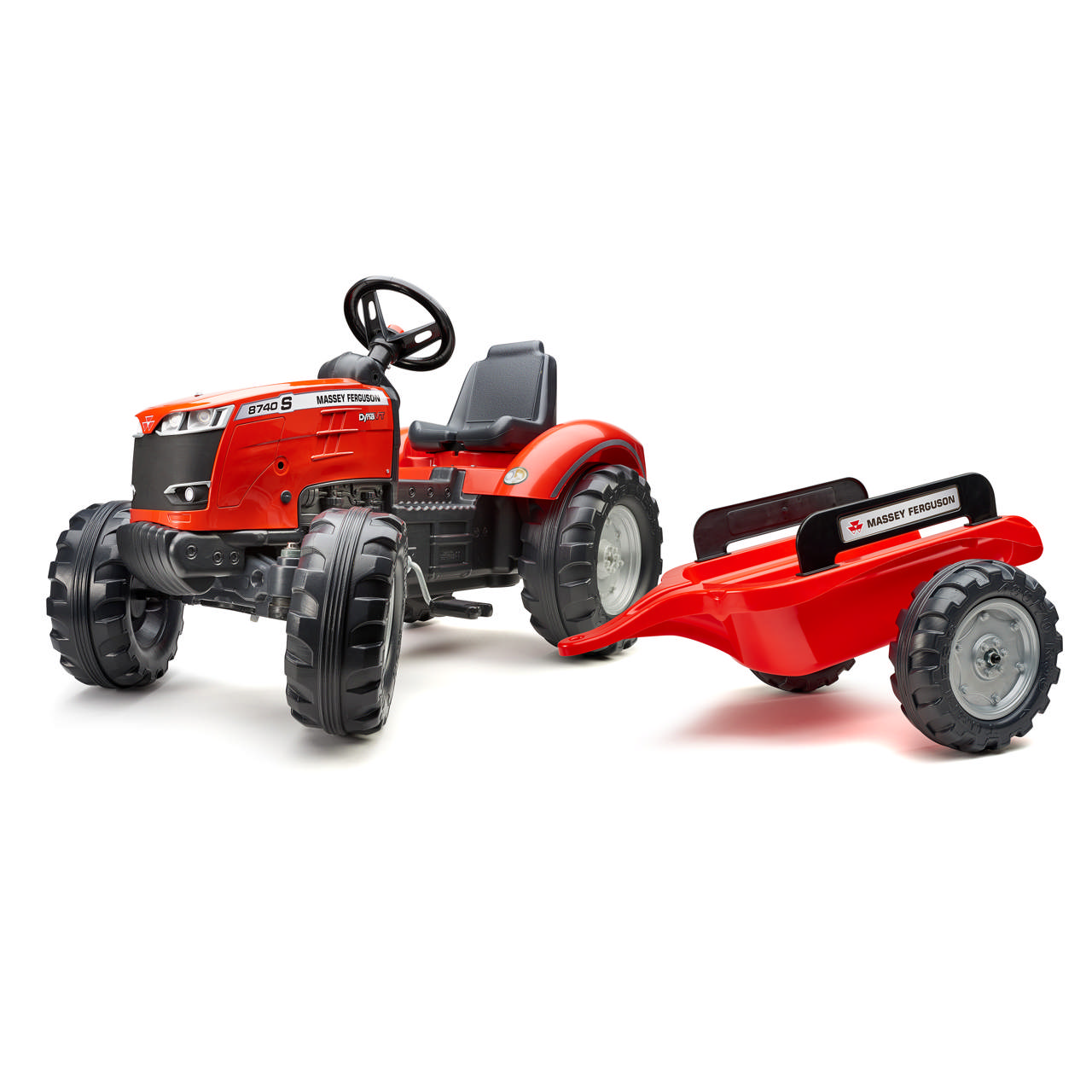 Tractor with trailer FALK Massey Ferguson