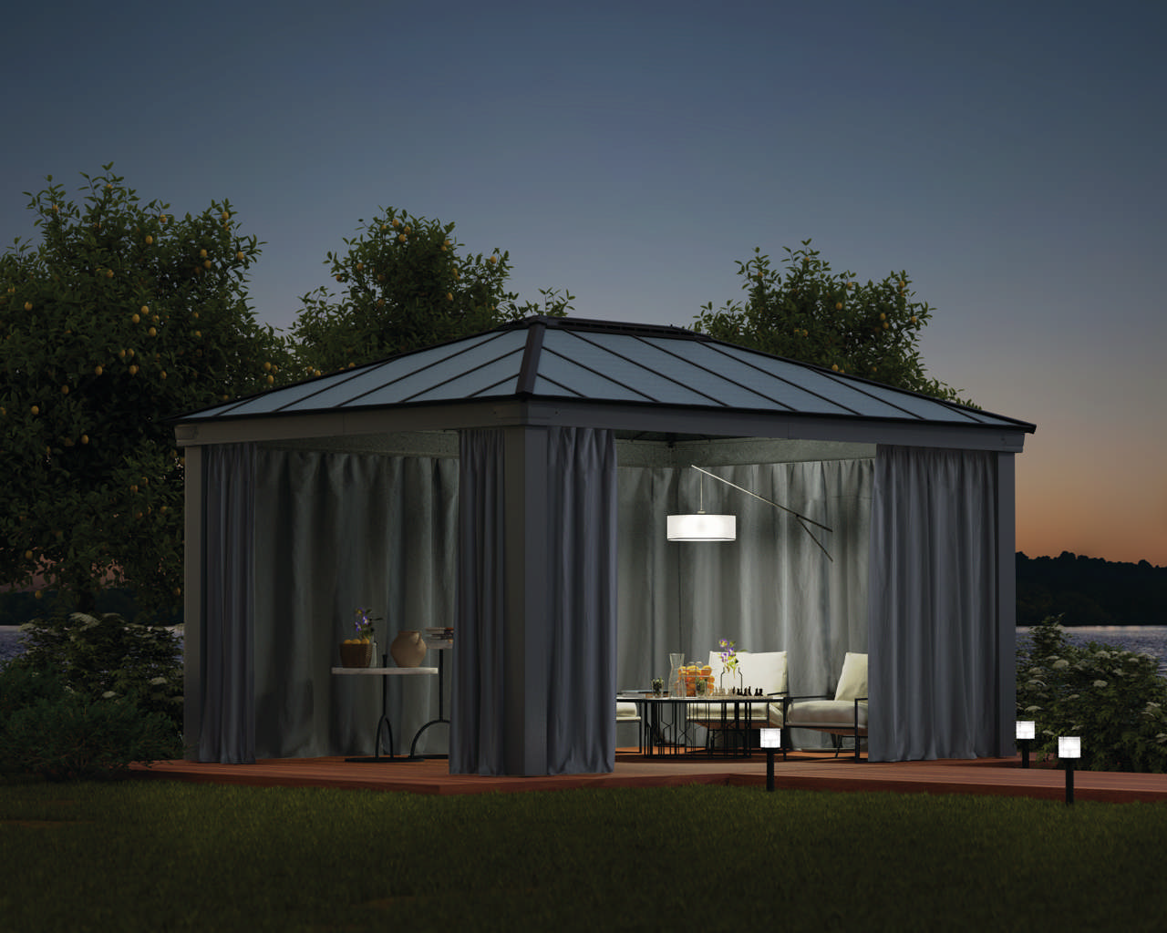 Curtain set for Dallas 4900 Palram - Canopia