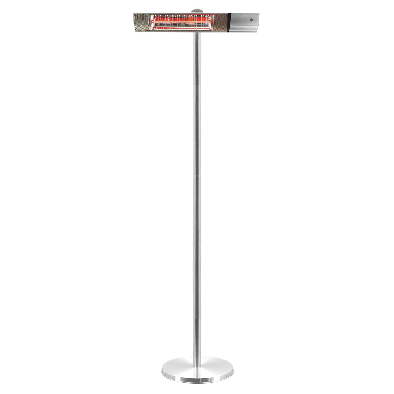 Patio heater 500/1000/1500 W floor model, remote control, RGT, silver HORTUS