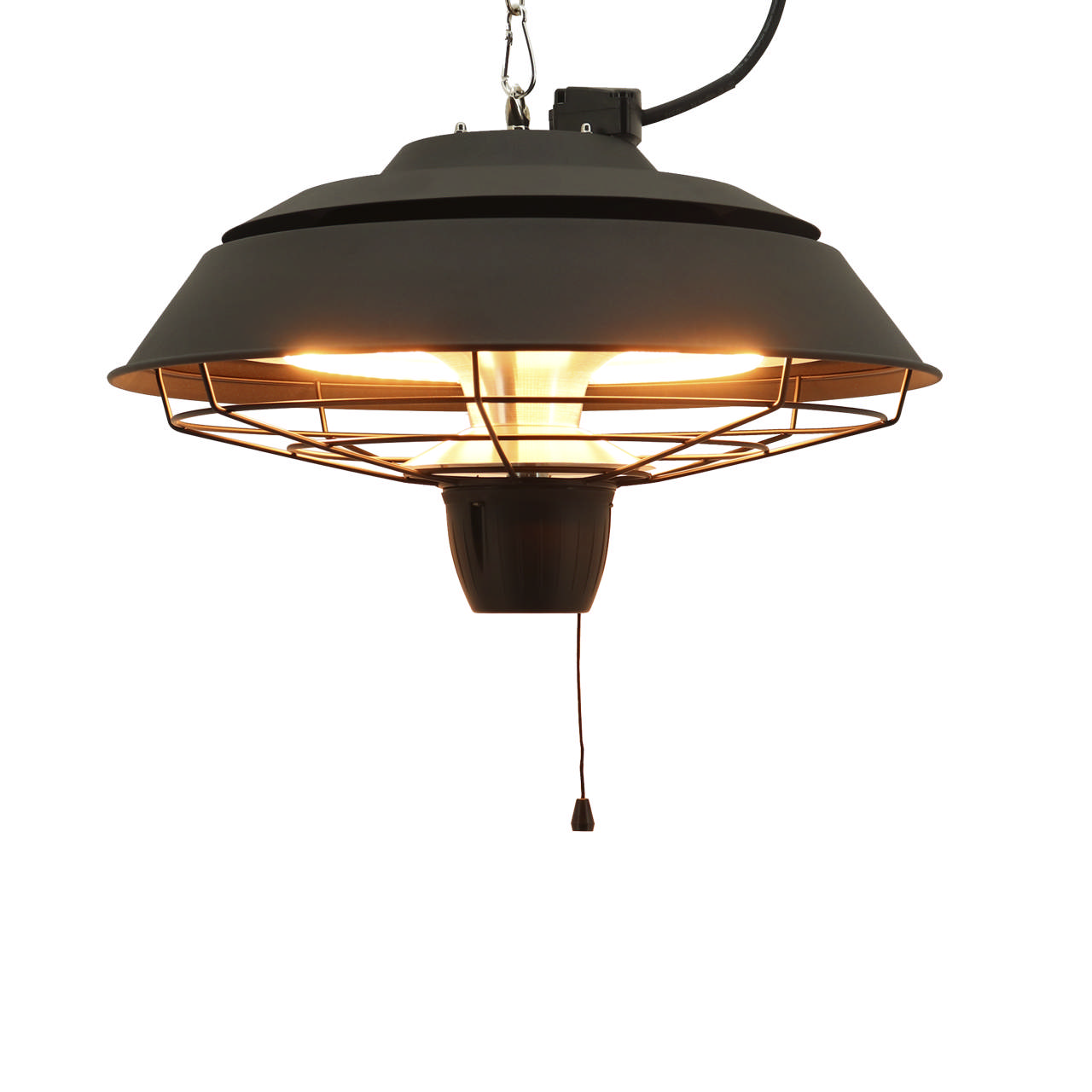 Patio heater 1500 W hanging model HORTUS, black