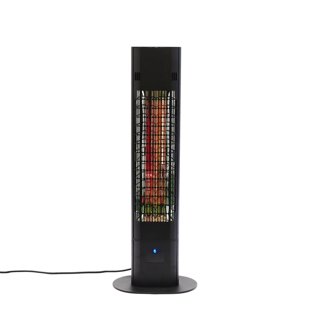 Patio heater 1800 W floor model, remote control, soft touch HORTUS, black