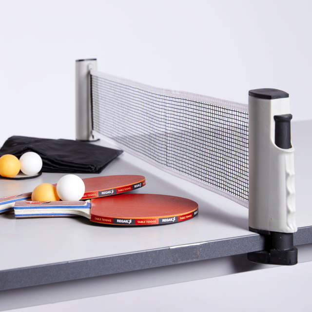 Table tennis set with adjustable net, 2 rackets and 4 balls NORDIC Games