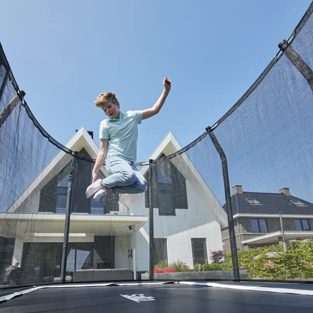 Trampoline Premium Ground incl. safety net 305 x 214 cm Salta