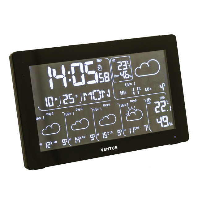 Weather station with 5 days weather forecast, wifi VENTUS