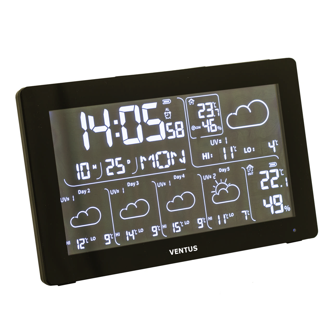 Weather station with 5 days weather forecast, wifi VENTUS
