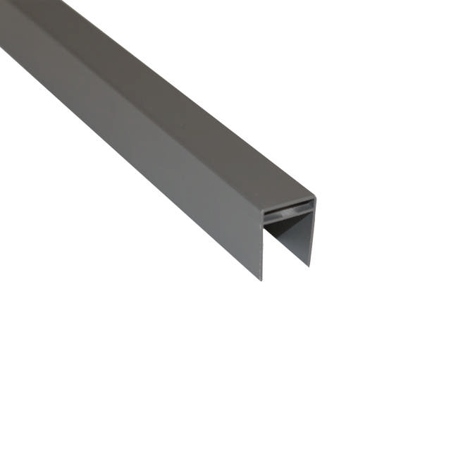 Top and bottom rail in anthracite aluminum design for 84 x 84 pole Royal HORTUS