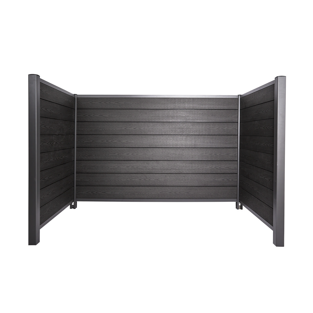 Composite trash bin cover wood look Pisa HORTUS H: 121 x W: 188 x D: 95 cm